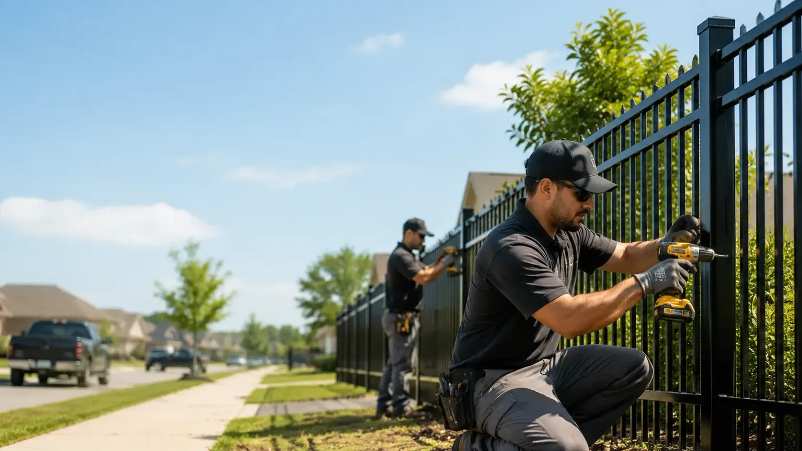 Metal Fence Installation in Plainville, MA